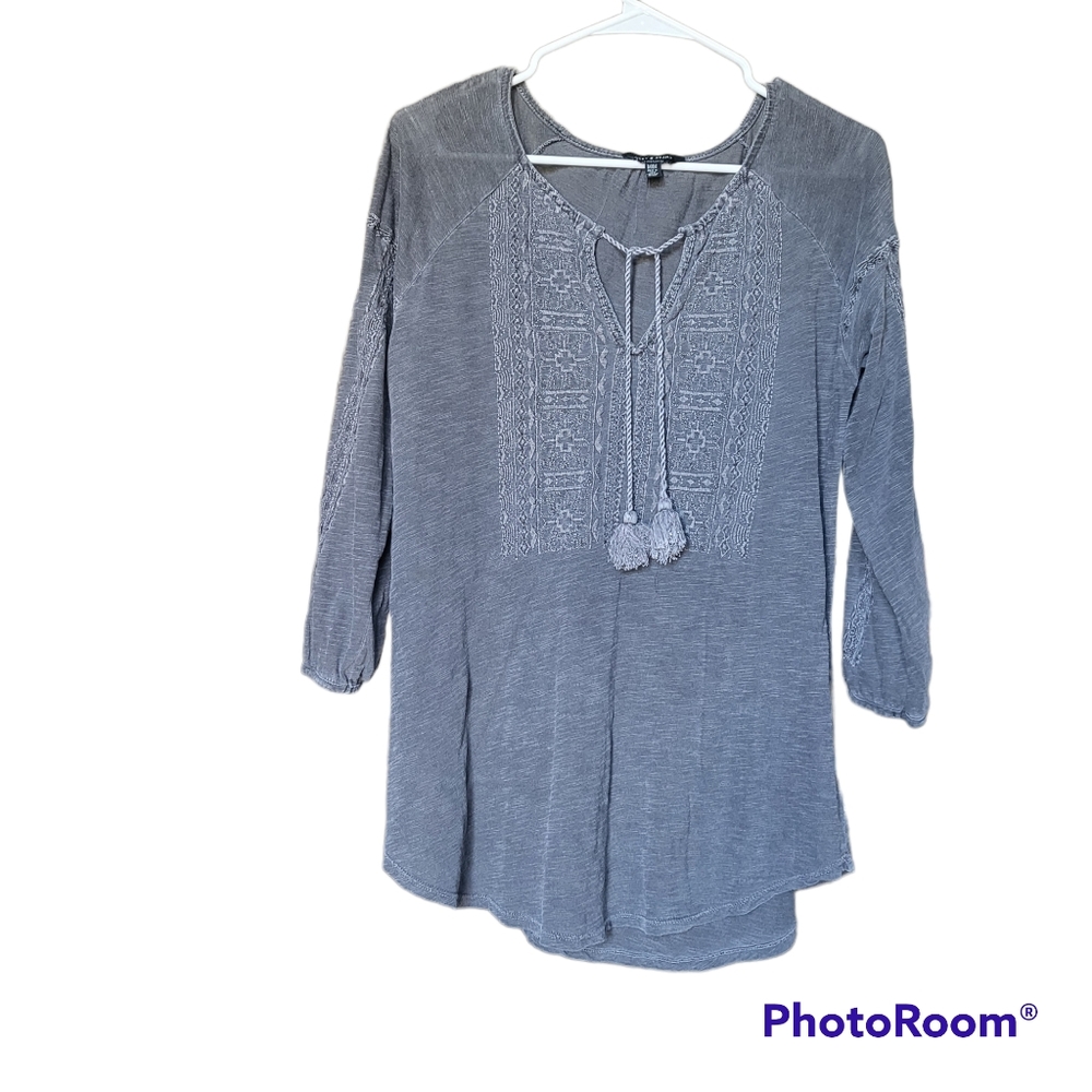 Lucky Brand Embroidered Blouse